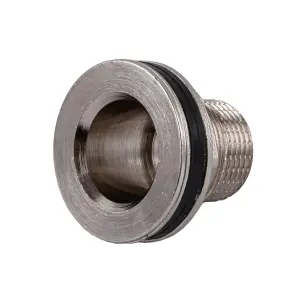 Врезка в бак 3/4″Н никелированное усиленное NO304R OPTIMUM №3