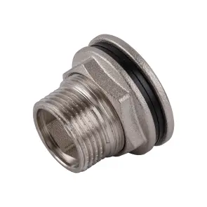 Врізання в бак 1″З нікельоване посилене NO305R OPTIMUM №1