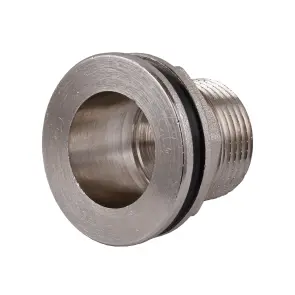 Врізання в бак 1″З нікельоване посилене NO305R OPTIMUM №2