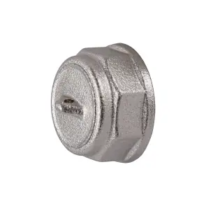 Заглушка 1/2″В нікельована під пломбу NC301P OPTIMUM №2