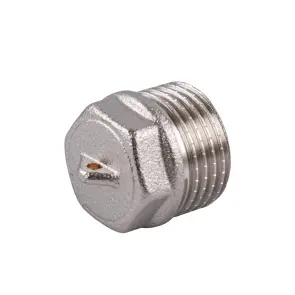 Заглушка 1/2″З нікельована під пломбу NC302P OPTIMUM №1