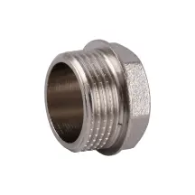 Заглушка 3/4″Н никелированная под пломбу NC402P OPTIMUM