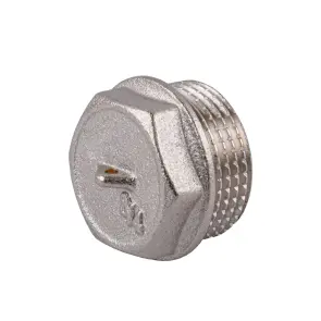 Заглушка 3/4″З нікельована під пломбу NC402P OPTIMUM №2