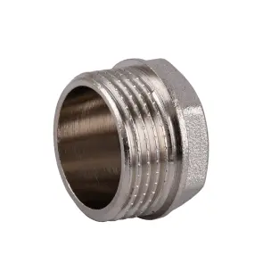 Заглушка 1″Н никелированная под пломбу NC502P OPTIMUM №1