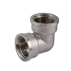 Угольник 1/2″ВВ никелированный NL331S OPTIMUM №1