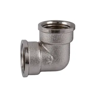 Угольник 1/2″ВВ никелированный NL331S OPTIMUM №2