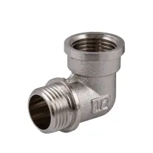 Уголок 1/2″ВН никелированный NL333S OPTIMUM