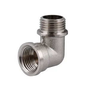 Кутник 1/2″ВЗ нікельований NL333S OPTIMUM №2