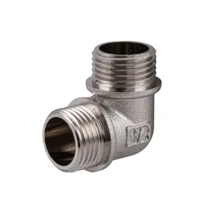 Кутник 1/2″ЗЗ нікельований NL332S OPTIMUM №1