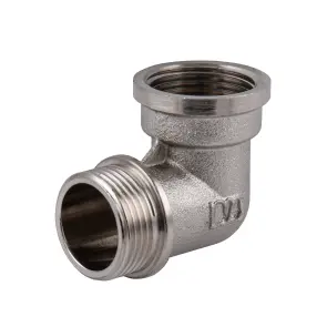 Уголок 3/4″ВН никелированный NL443S OPTIMUM №1
