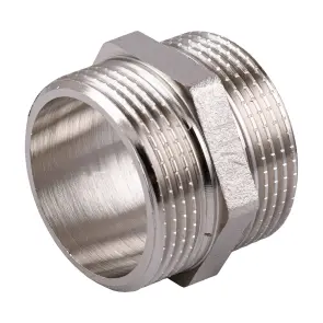Ниппель 1 1/4″ЗЗ никелированный NN662S OPTIMUM №1