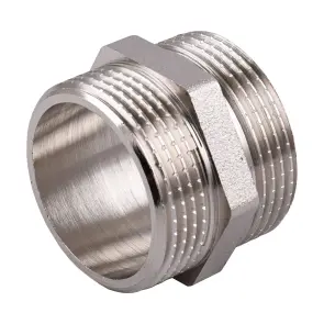 Ниппель 1 1/4″ЗЗ никелированный NN662S OPTIMUM №3