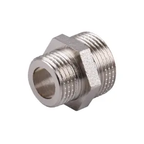 Ніпель редукційний 3/4″х1/2″ЗЗ нікельований під прокладку NN432G OPTIMUM №3