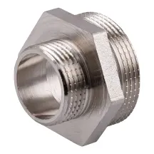 Ниппель редукционный 1 1/2″х1″НН никелированный NN752S OPTIMUM