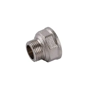 Перехідник редукційний 1/2″х3/8″ВЗ нікельований восьмигранний NK323O OPTIMUM №1