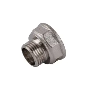 Перехідник редукційний 3/4″х1/2″ВЗ нікельований восьмигранний NK433O OPTIMUM №1