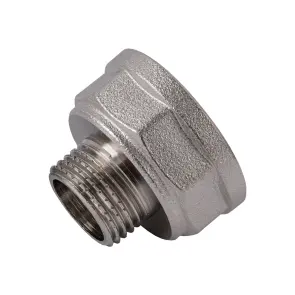Редукционный переходник 1″х1/2″ВН никелированный восьмигранный NK533O OPTIMUM №1