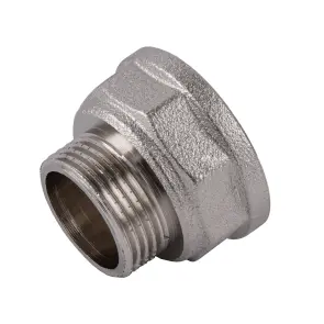 Переходник редукционный 1″х3/4″ВН никелированный восьмигранный NK543O OPTIMUM №1