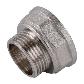Перехідник редукційний 1 1/4″х1″ВЗ нікельований восьмигранний NK653O OPTIMUM №1
