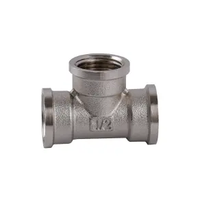 Трійник 1/2″ВВВ нікельований NT331S OPTIMUM №2