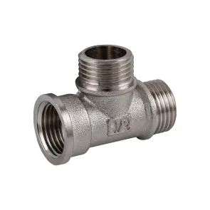 Трійник 1/2″ВЗЗ нікельований NT335S OPTIMUM №1