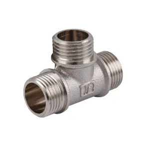 Трійник 1/2″ННН нікельований NT332S OPTIMUM №1