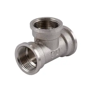 Трійник 3/4″ВВВ нікельований NT441S OPTIMUM №1