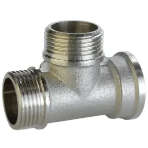 Трійник 3/4″ВЗЗ нікельований NT445S OPTIMUM №1