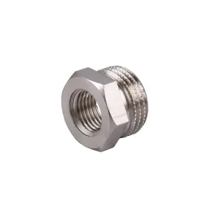 Футорка 1/2″х1/4″ЗВ нікельована (манометр) NF313S OPTIMUM №1