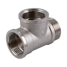 Трійник 1″ВВЗ нікельований NT554S OPTIMUM купити