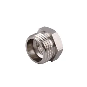 Футорка 1/2″х1/4″ЗВ нікельована (манометр) NF313S OPTIMUM №2