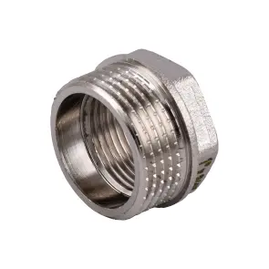 Футорка 1″х3/4″ЗВ нікельована NF543S OPTIMUM №2