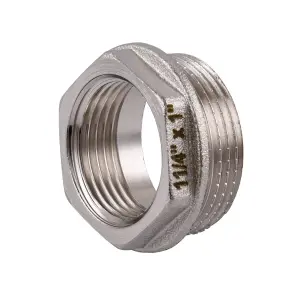 Футорка 1 1/4″х1″ЗВ нікельована NF653S OPTIMUM №1