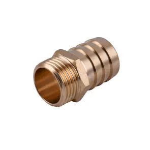 Штуцер 1/2″З 20мм латунний LU3J2S OPTIMUM №1