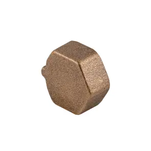 Заглушка 1/2″В латунна під пломбу LC301P OPTIMUM №1