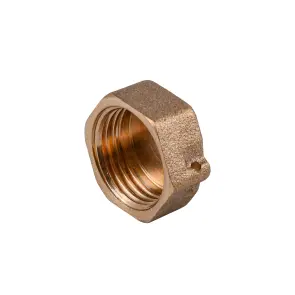 Заглушка 1/2″В латунна під пломбу LC301P OPTIMUM №2