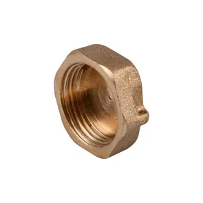 Заглушка 3/4″В латунна під пломбу LC401P OPTIMUM №2