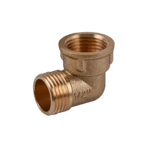 Кутник 1/2″ВЗ латунний LL333S OPTIMUM №1