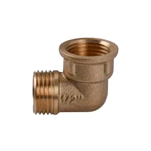 Кутник 1/2″ВЗ латунний LL333S OPTIMUM №2