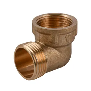 Угол 1″ВН латунный LL553S OPTIMUM №1