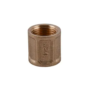 Муфта 1/2″ВВ латунна LM331S OPTIMUM №3