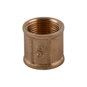 Муфта 3/4″ВВ латунна LM441S OPTIMUM №3