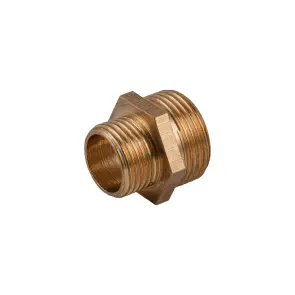 Ніпель редукційний 3/4″х1/2″ЗЗ латунний LN432S OPTIMUM №1