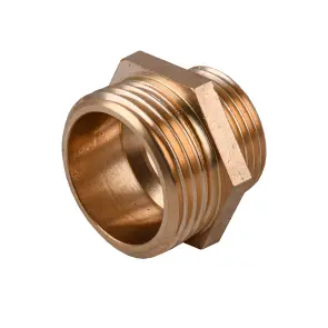 Ніпель редукційний 1″х3/4″ЗЗ латунний LN542S OPTIMUM №2