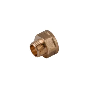 Переходник редукционный 1/2″х3/8″ВН латунный LI323S OPTIMUM №1
