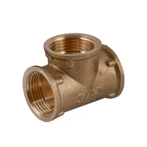 Трійник 3/4″ВВВ латунний LT441S OPTIMUM №1