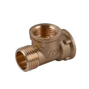 Трійник 1/2″ВВЗ латунний LT334S OPTIMUM №2