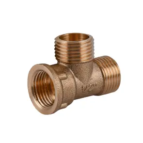 Тройник 1/2″ВНН латунный LT335S OPTIMUM №1