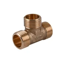 Тройник 1/2″ННН латунный LT332S OPTIMUM