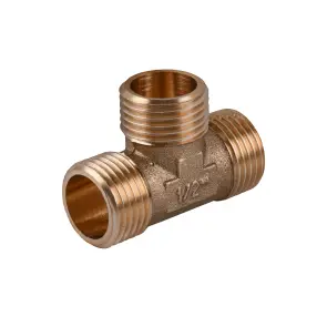 Трійник 1/2″ЗЗЗ латунний LT332S OPTIMUM №1